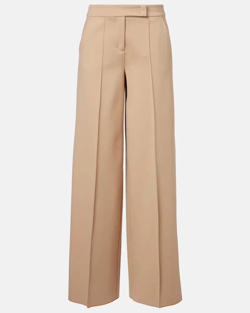 Dorothee Schumacher Pantaloni Emotional Essence a vita alta e gamba larga Beige
