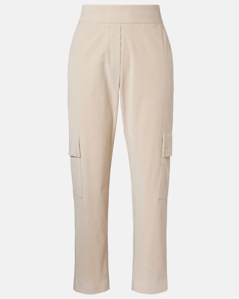 Eleventy Pantaloni tapered in cotone Beige