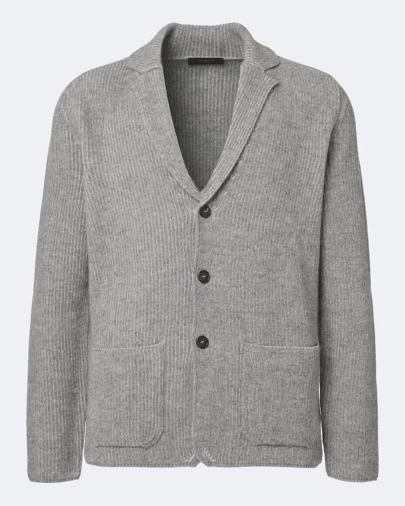 Slowear Cardigan in lana vergine Grigio