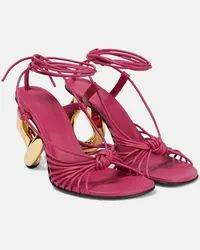 J.W.Anderson Sandali Chain Heel in pelle Rosa