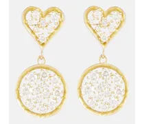 Orecchini pendenti Margot in oro 18kt con diamanti
