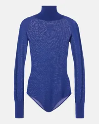 Alaïa Alaïa Body in lana Blu