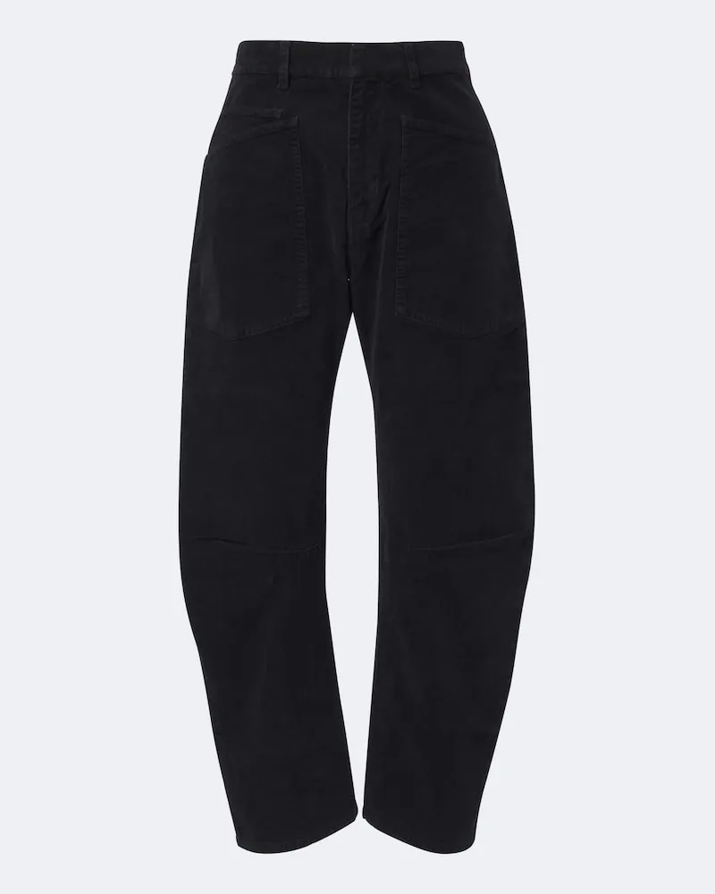 Nili Lotan Jeans Shon barrel Nero