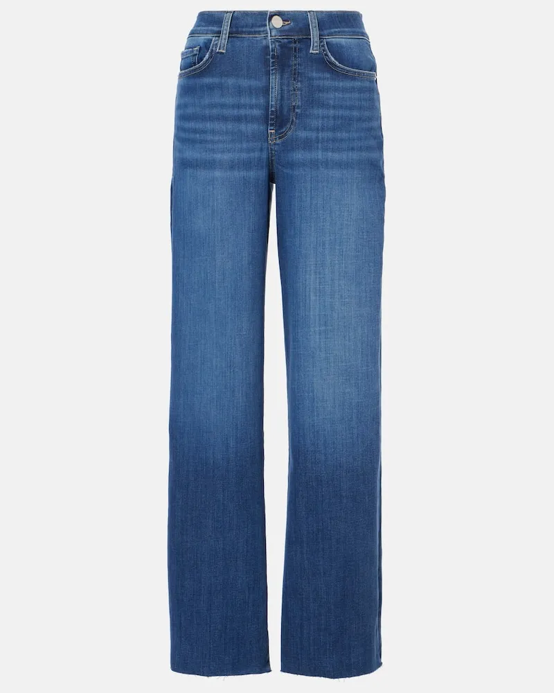 Frame Denim Jeans a gamba larga Le Slim Palazzo Blu
