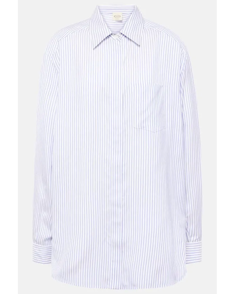 TOD'S Camicia a righe Bianco