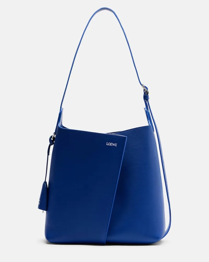 Loewe Secchiello Bilbao Medium in pelle Blu