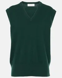 extreme cashmere Gilet N°243 Spencer in misto cashmere Verde