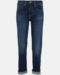 Adriano Goldschmied Jeans slim Girlfriend a vita media Blu