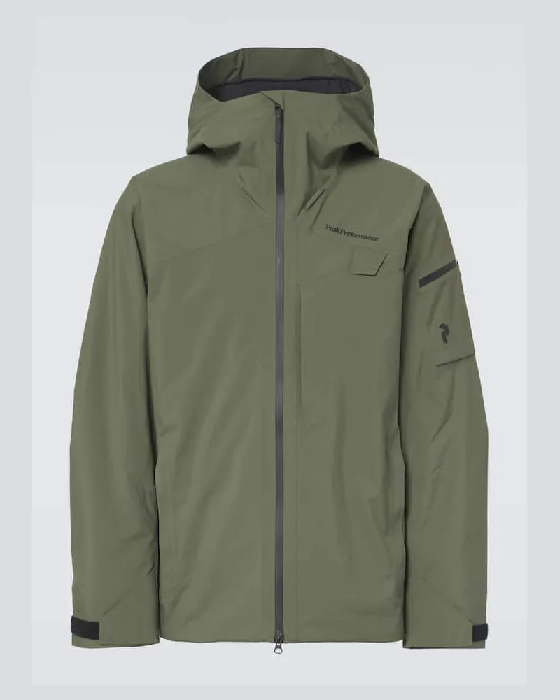Peak Performance Giacca da sci Alpine in Gore-Tex 2L Verde