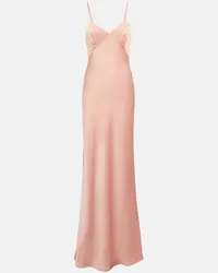 Max Mara Bridal - Abito sottoveste Selce in raso Rosa