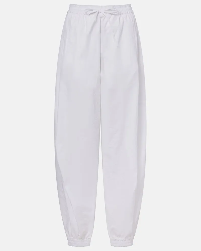 Róhe RÃ³he Pantaloni a gamba larga in misto cotone Bianco
