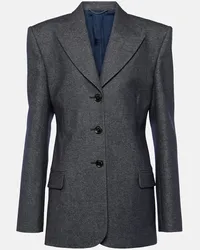 Magda Butrym Blazer in misto lana Blu