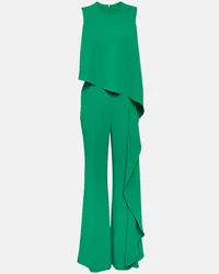 Elie Saab Jumpsuit a gamba larga Verde