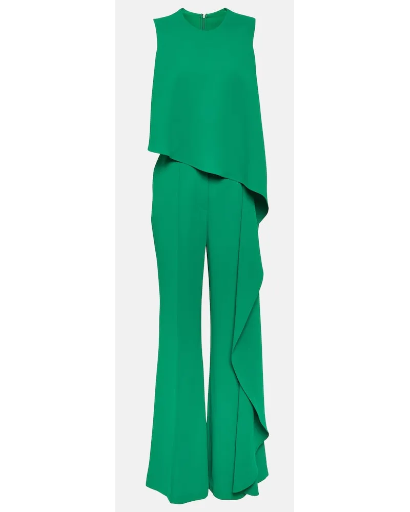 Elie Saab Jumpsuit a gamba larga Verde