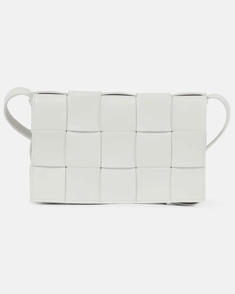 Bottega Veneta Borsa a tracolla Cassette in pelle Bianco