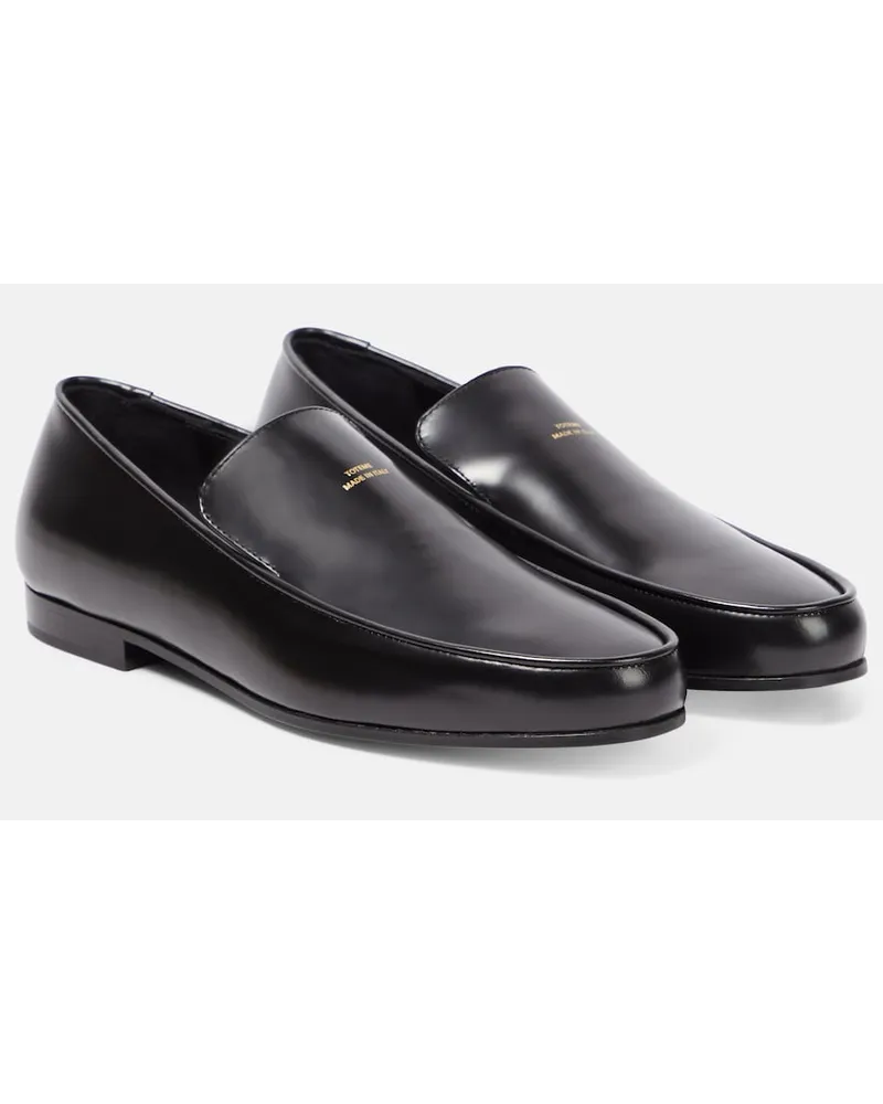 Totême Mocassini The Oval in pelle Nero
