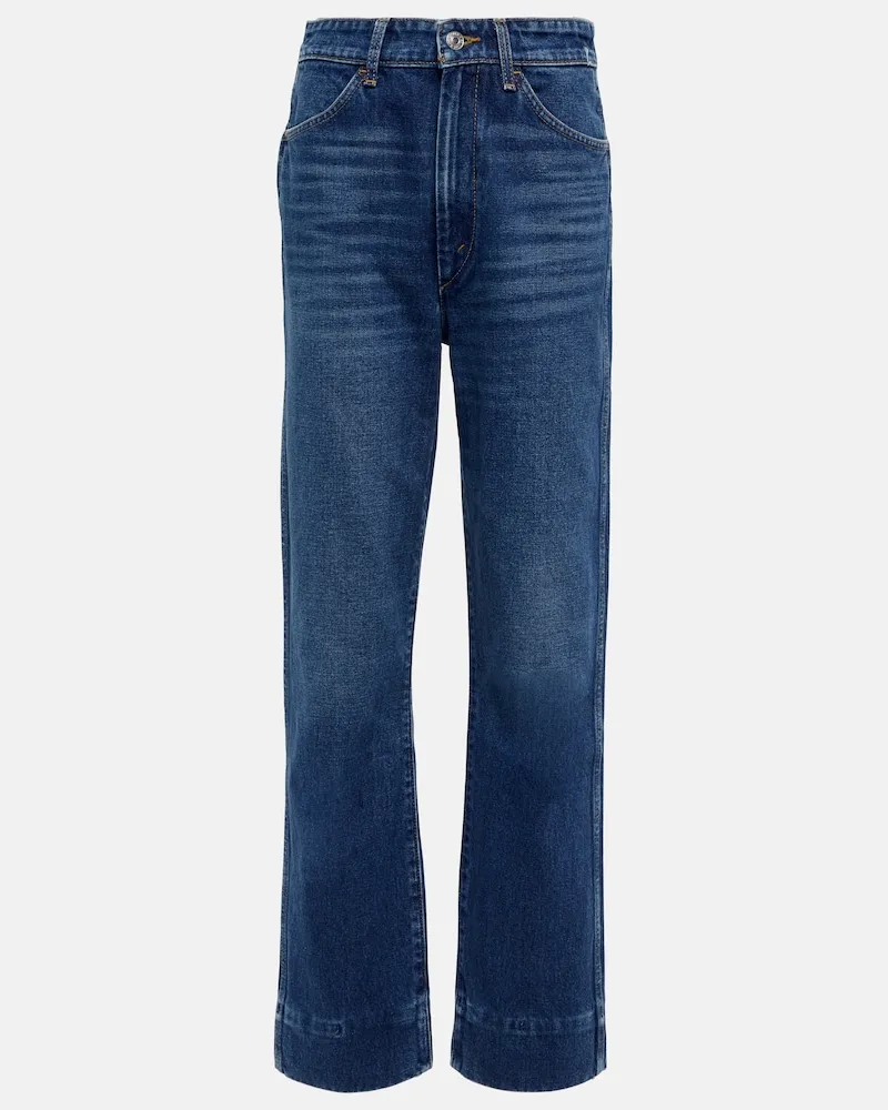 RE/DONE Jeans regular 70s a vita alta Blu