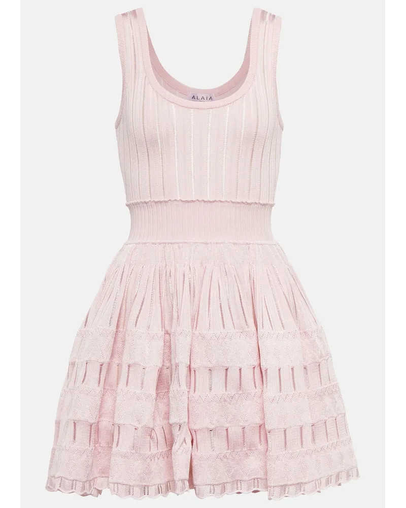 Alaïa AlaÃ¯a Miniabito Crinoline Rosa