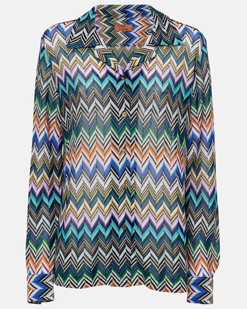 Missoni Camicia a zig-zag Multicolore