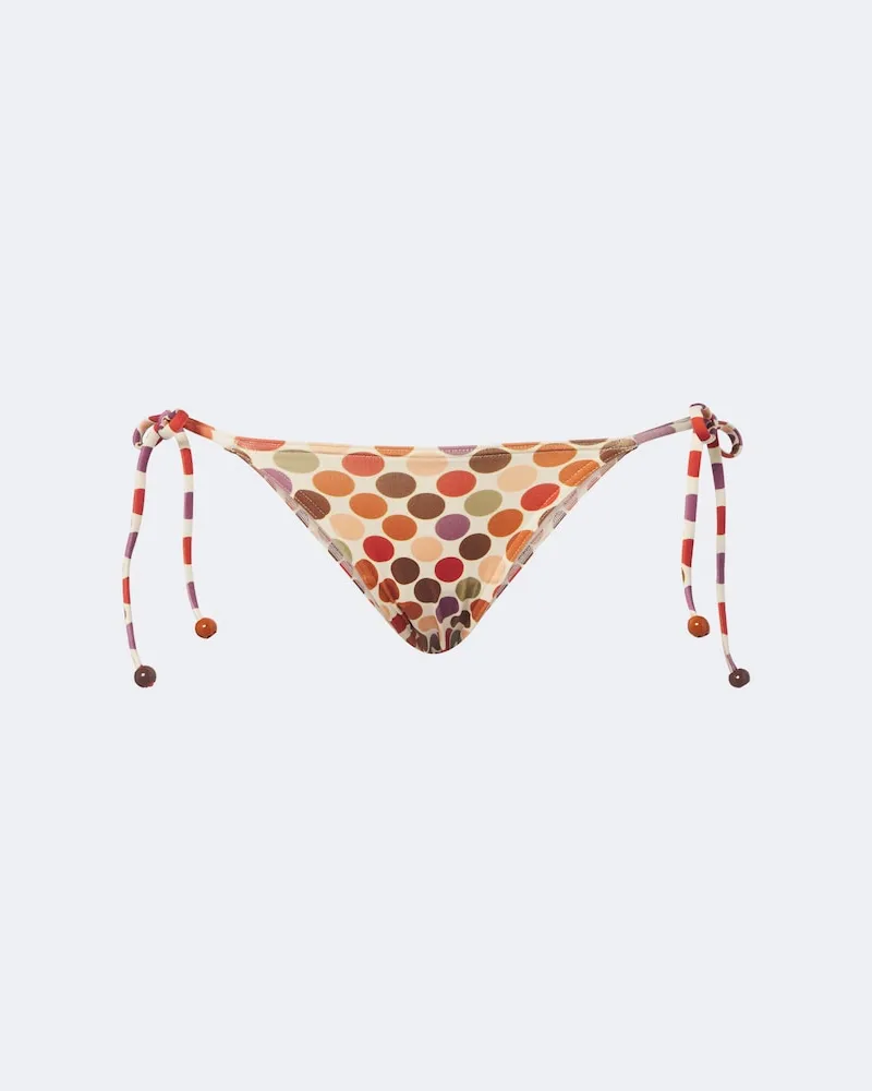 Eres Slip bikini Personnel a pois Multicolore