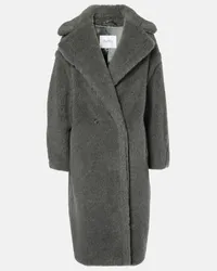 Max Mara Cappotto Teddy Bear Icon in teddy di lana Grigio