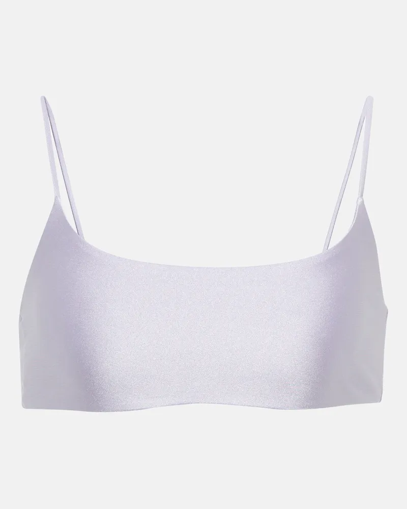 JADE SWIM Top bikini Muse Scoop Viola