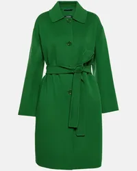 Max Mara Cappotto Nizza in lana vergine Verde