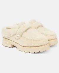 Jimmy Choo Mules Shea in shearling Bianco