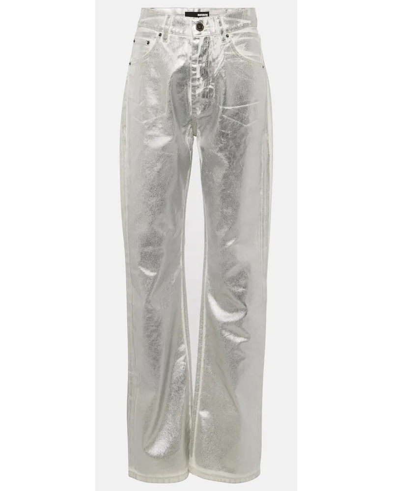 ROTATE Birger Christensen Jeans regular Argento
