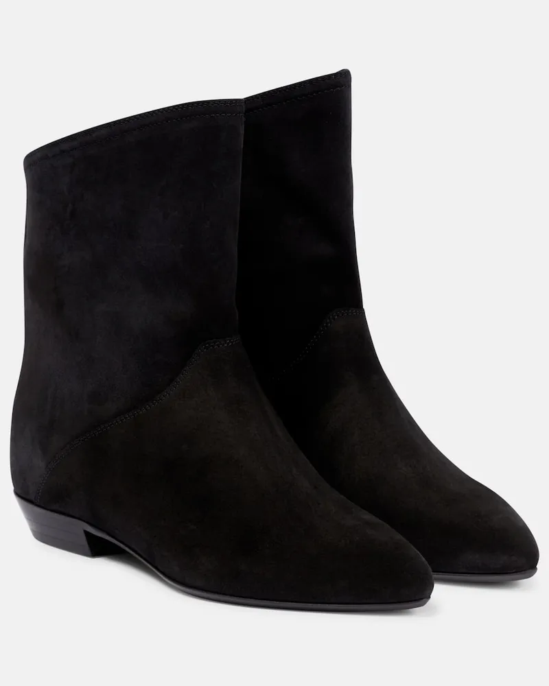 Isabel Marant Stivaletti Solvan in suede Nero