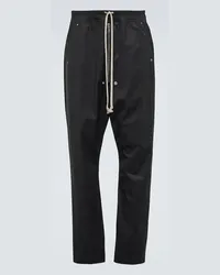 Rick Owens Pantaloni Geth Bela in misto cotone Nero