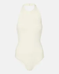 Roland Mouret Body con scollo all’americana Bianco