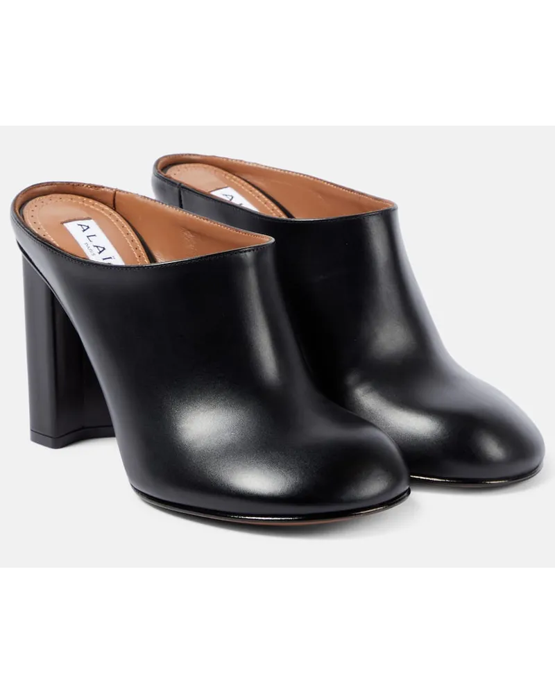 Alaïa AlaÃ¯a Mules Babylone in pelle Nero