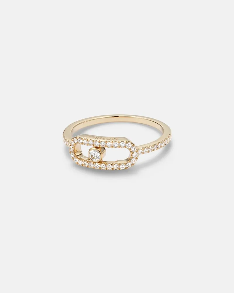 Messika Anello Move Uno in oro 18kt con diamanti Oro