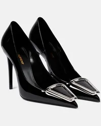 Saint Laurent Pumps Avenue 110 in vernice Nero