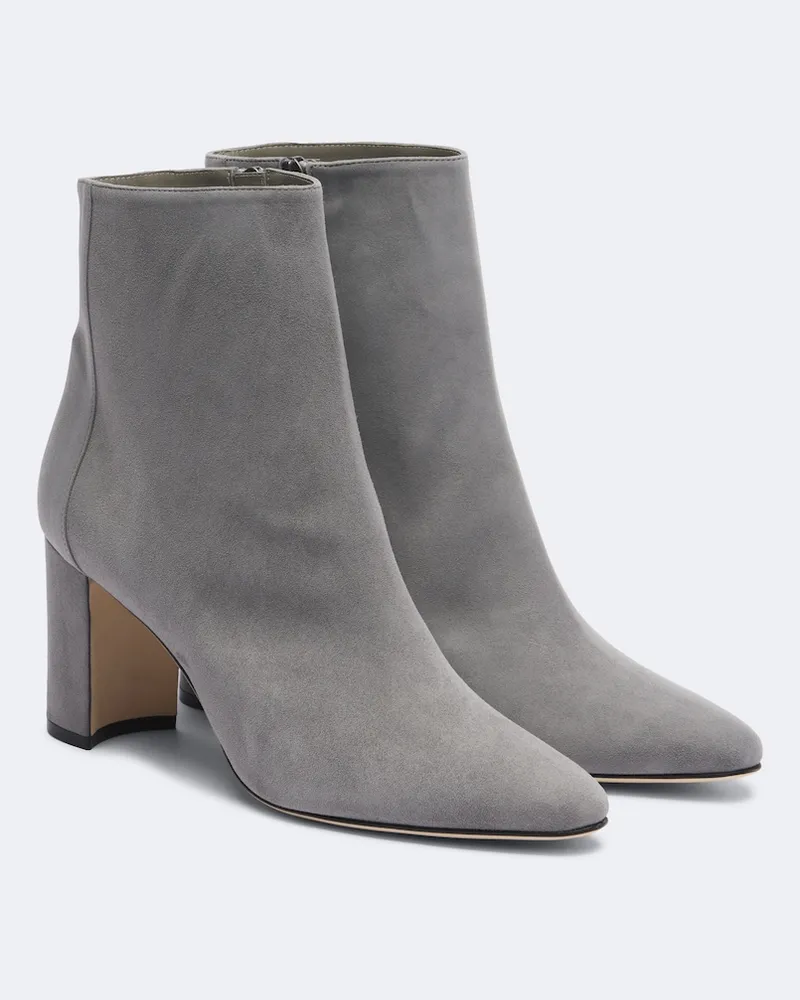 Manolo Blahnik Stivaletti Rosie in suede Grigio
