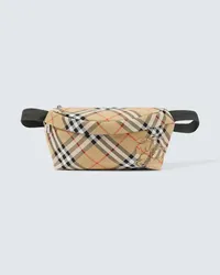 Burberry Marsupio Burberry Check EKD in canvas Beige