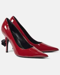 Magda Butrym Pumps in vernice con applicazione Rosso