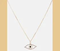 Collana Eye of Protection in oro 14kt con diamanti