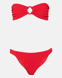 Hunza G Bikini a fascia Gloria Rosso