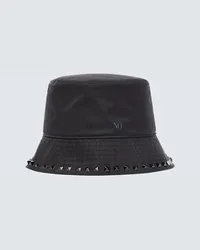 Valentino Garavani Cappello da pescatore Rockstud Nero