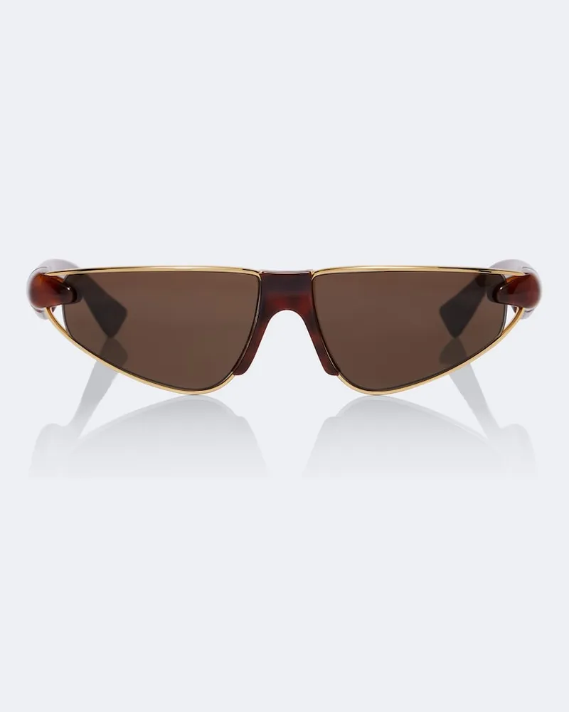 Bottega Veneta Occhiali da sole Prisma cat-eye Marrone