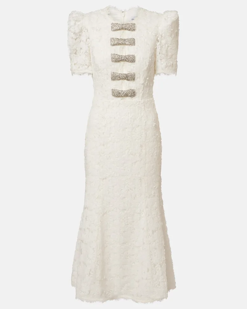 Rebecca Vallance Sposa â Abito midi Dillon in pizzo Bianco