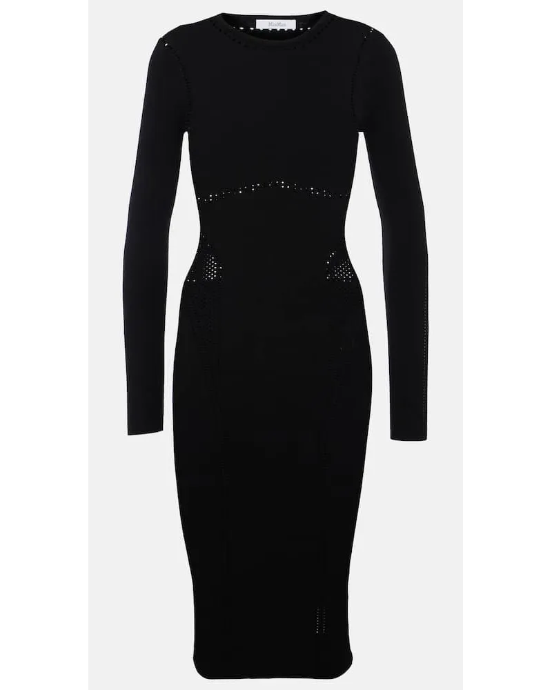 Max Mara Abito midi in maglia Nero