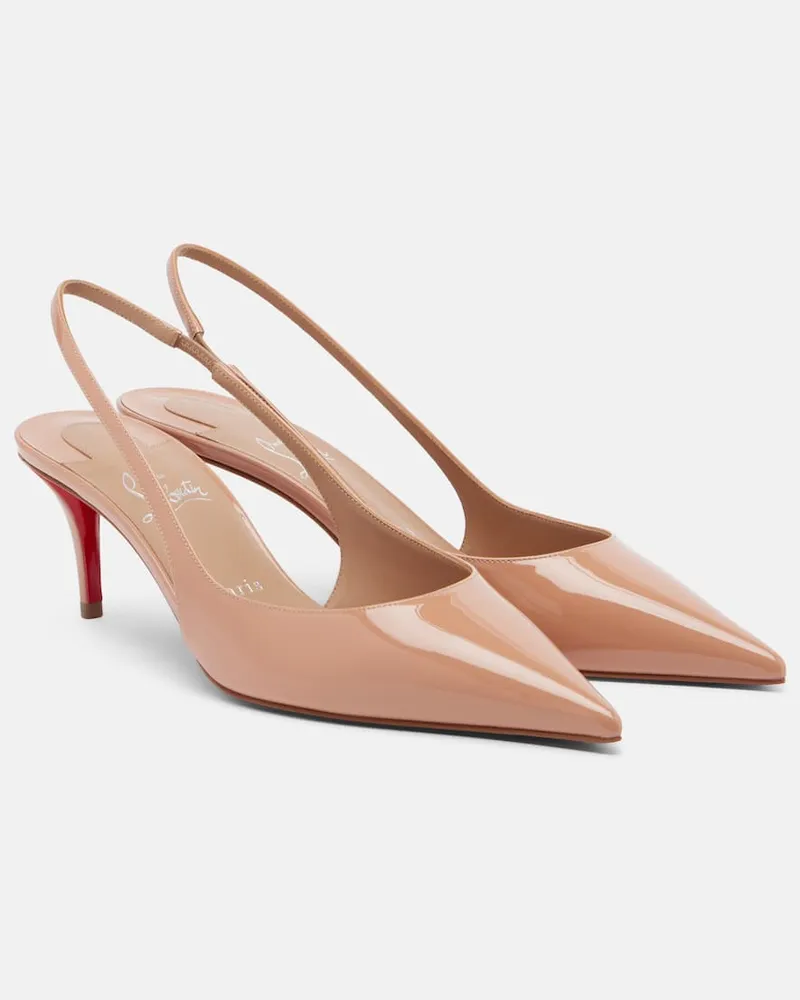Christian Louboutin Pumps slingback Miss Z 60 in vernice Rosa