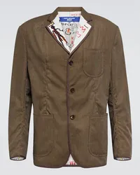 Junya Watanabe Blazer a quadri Multicolore