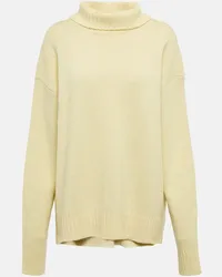 Jil Sander Pullover in misto cashmere e cotone Verde