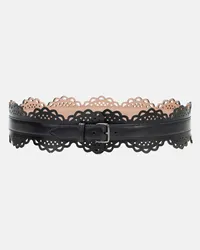 Alaïa Alaïa Cintura in pelle Nero