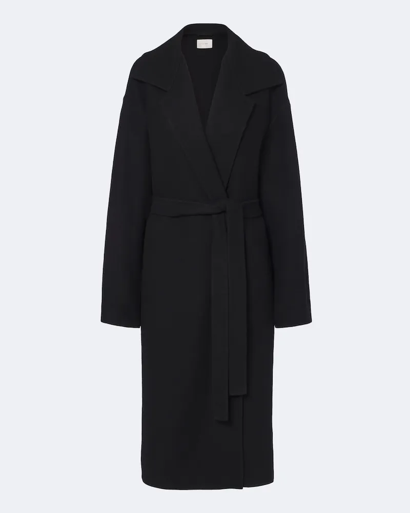 The Row Cappotto Ciara in misto lana e cashmere Nero