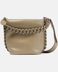 Stella McCartney Borsa a spalla Frayme Medium Grigio